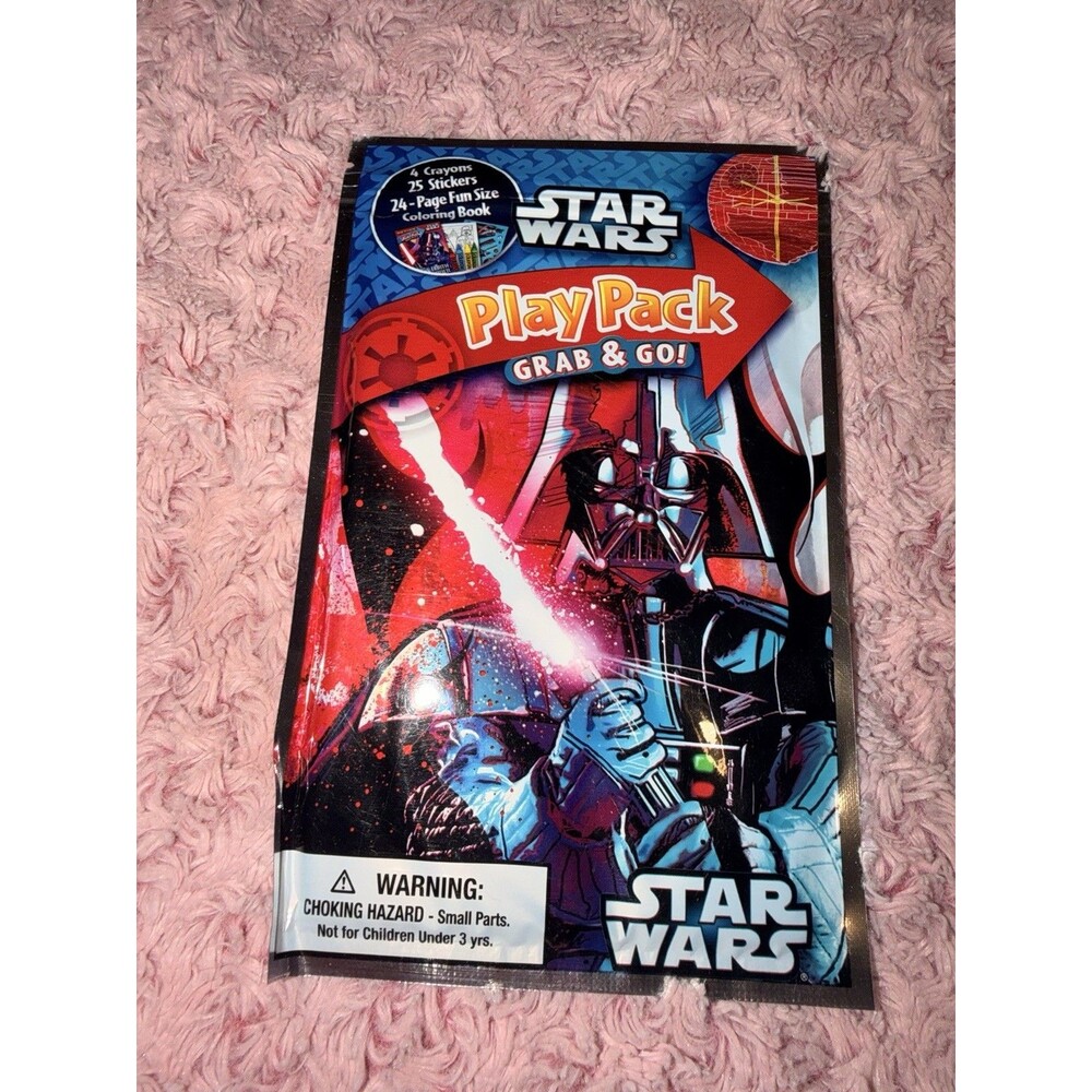 Disney Star Wars Play Pack Grab & Go Activity Set Darth Vader Coloring Book Dark